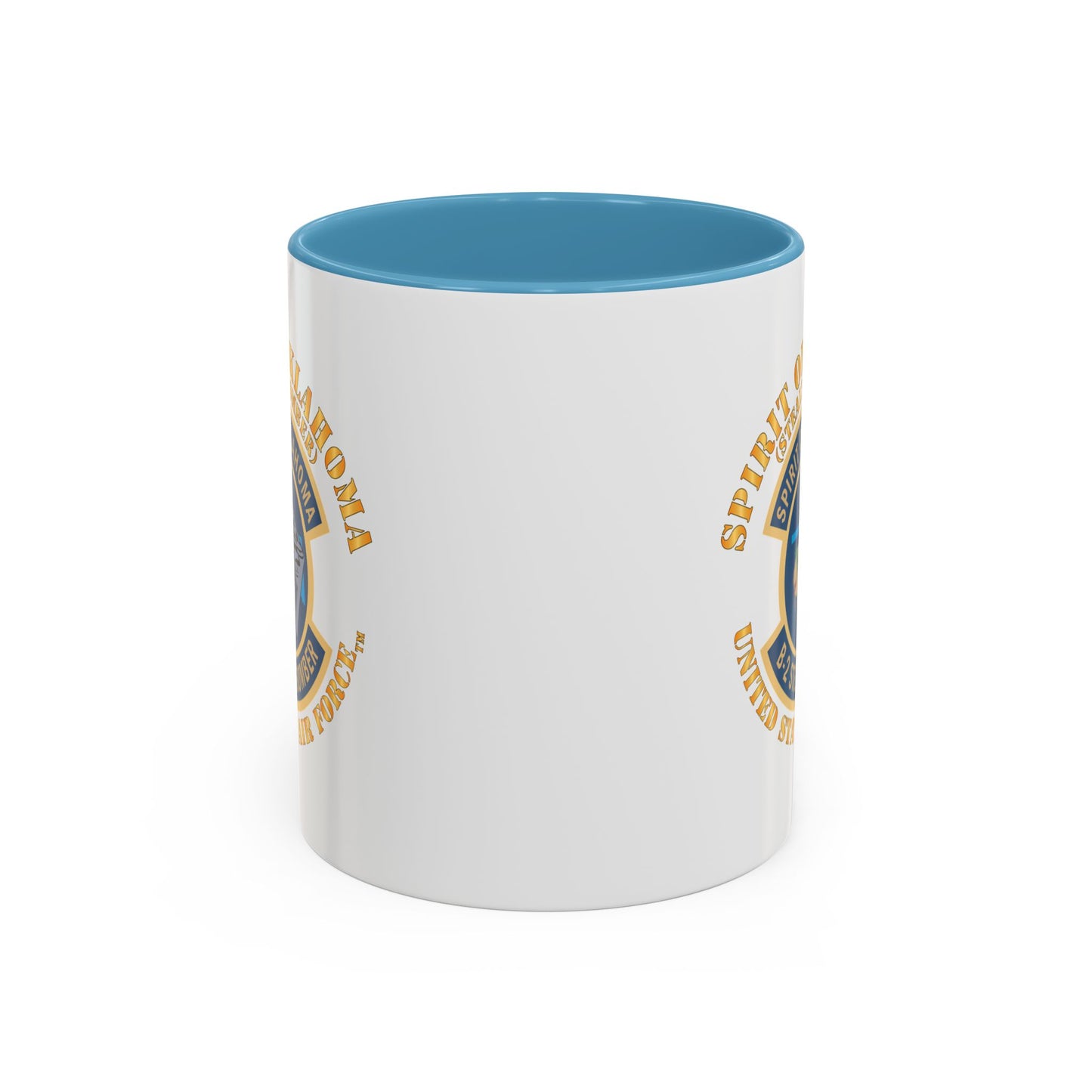 Accent Coffee Mug (11oz & 15oz) - USAF - B2 - Spirit of Oklahoma - Stealth Bomber X 300