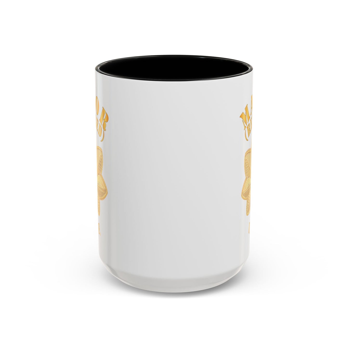 Accent Coffee Mug (11oz & 15oz) - USAF - Major - Retired - USAF X 300