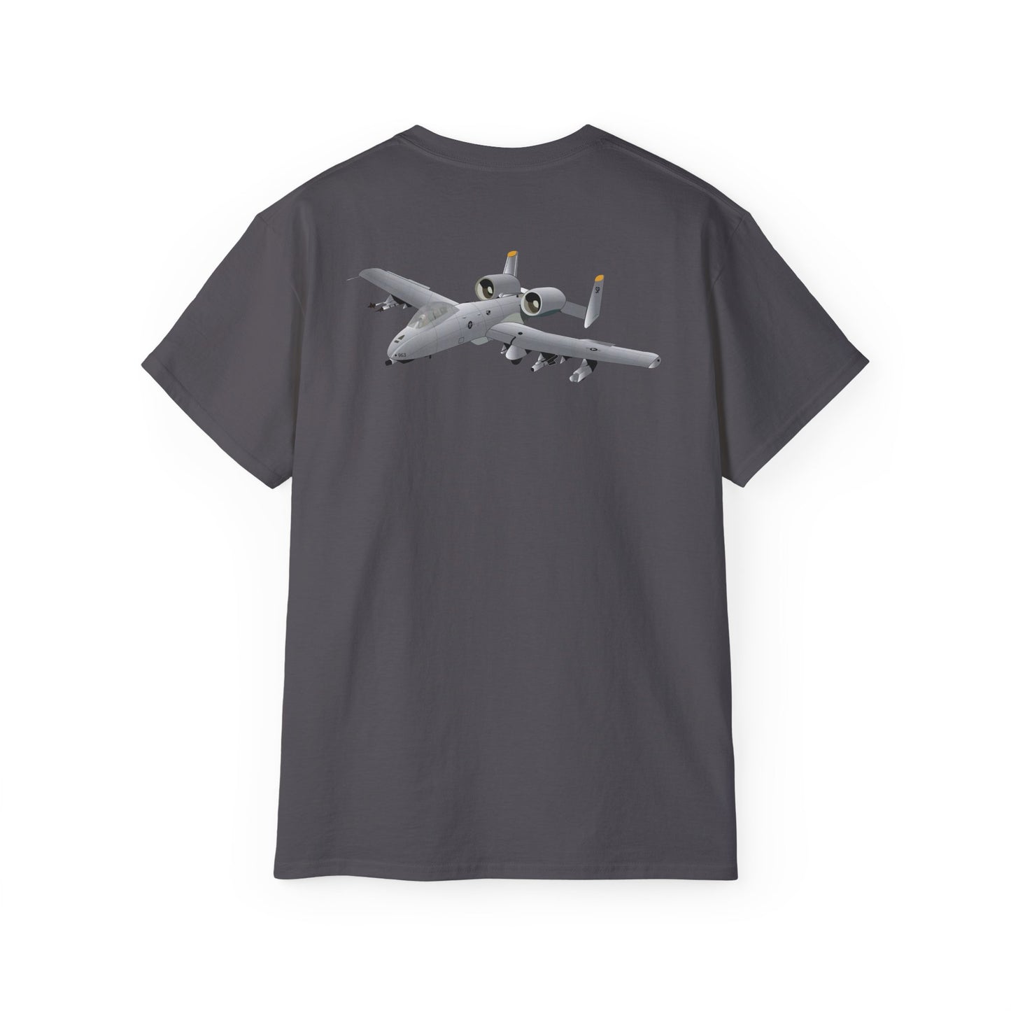 Unisex Ultra Cotton Tee - Aircraft - A10 - Front - Top - Oblique X 300