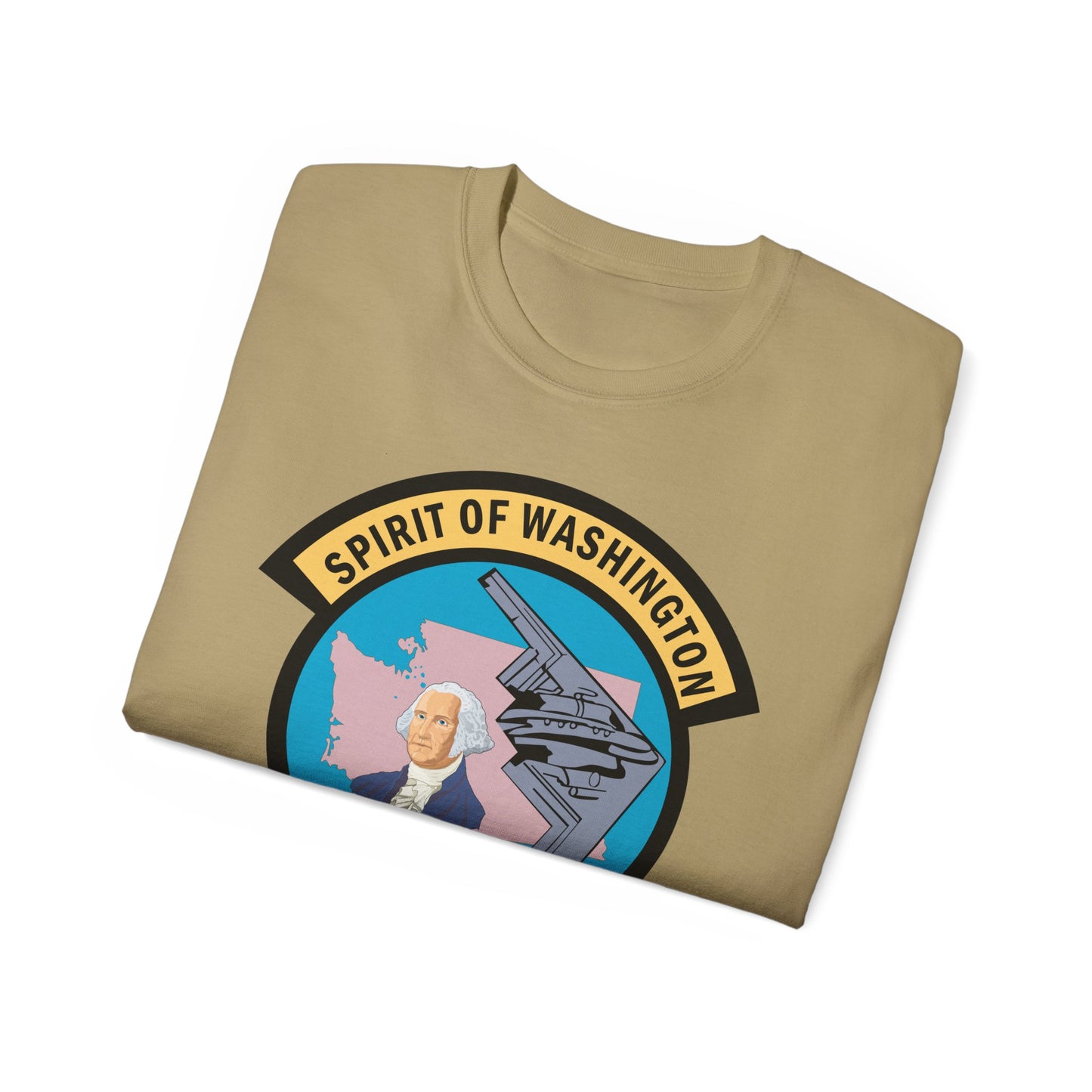 Unisex Ultra Cotton Tee - USAF - B2 - Spirit of Washington - Stealth Bomber wo txt X 300