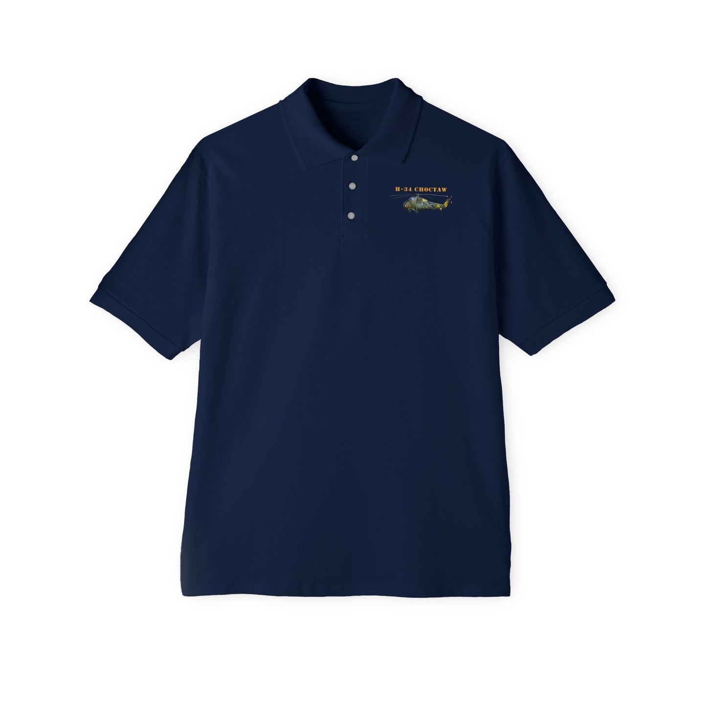 Men's Piqué Polo - H-34 Choctaw with Txt X 300