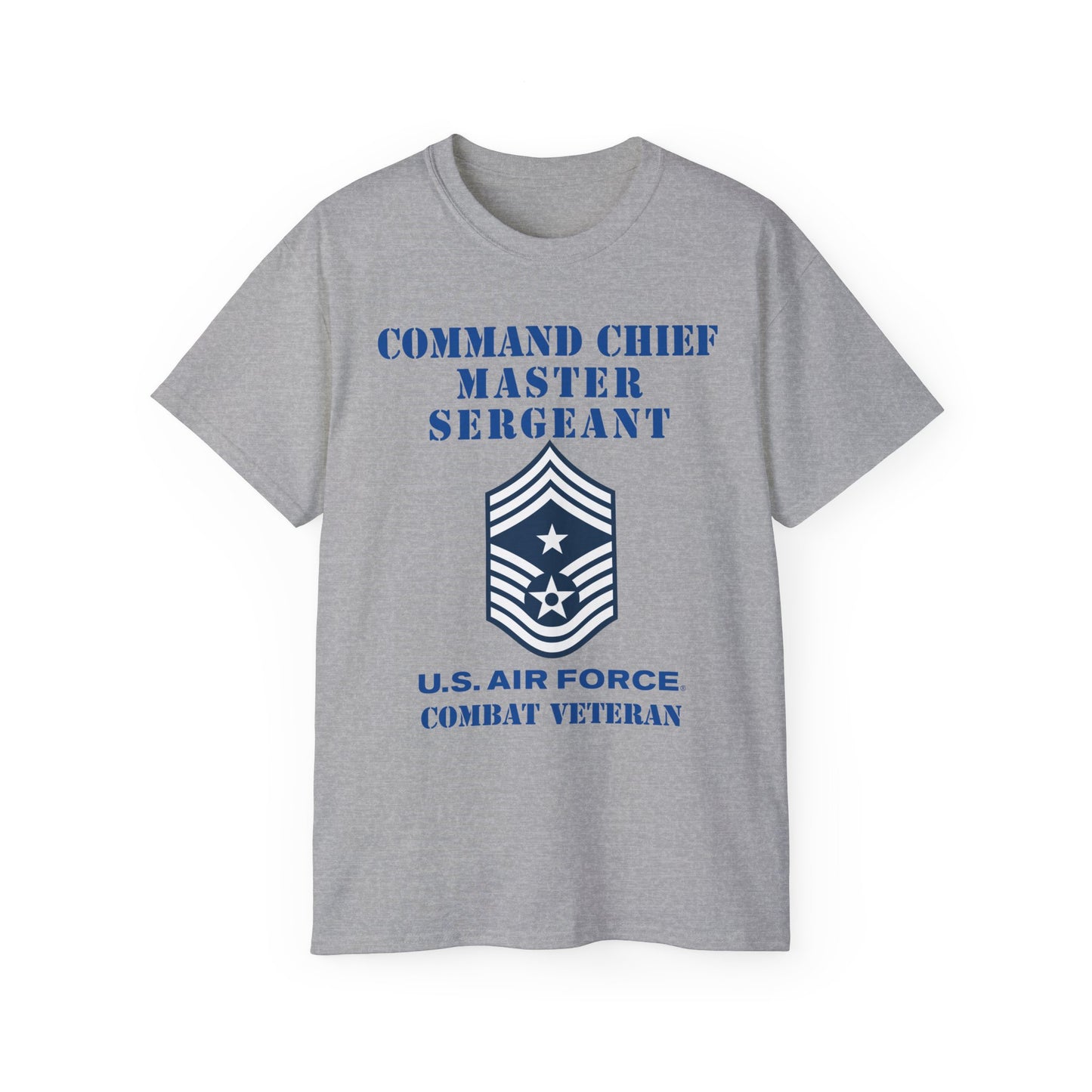 Unisex Ultra Cotton Tee - USAF - Command Chief Master Sergeant (E9c) - 2020 - Combat Veteran