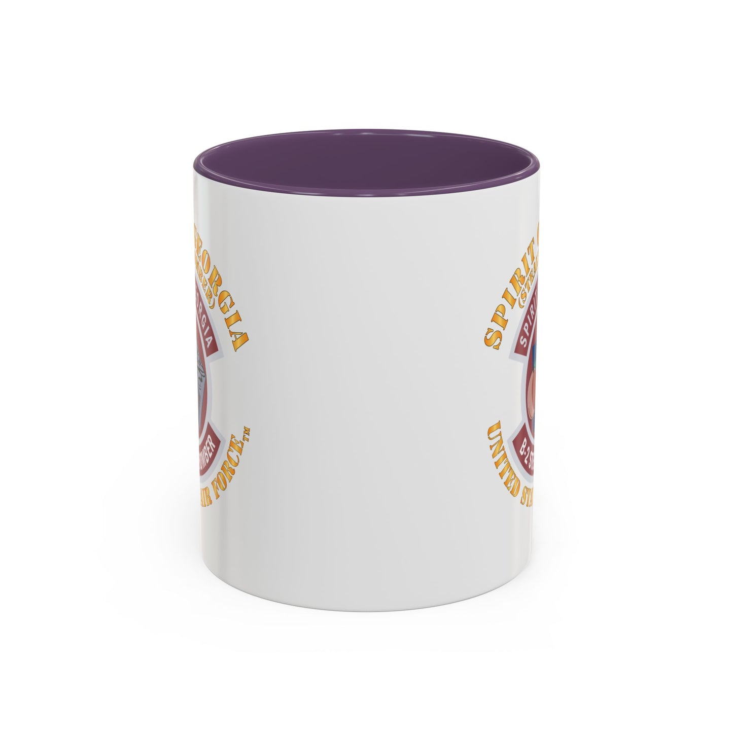 Accent Coffee Mug (11oz & 15oz) - USAF - B2 - Spirit of Georgia - Stealth Bomber X 300