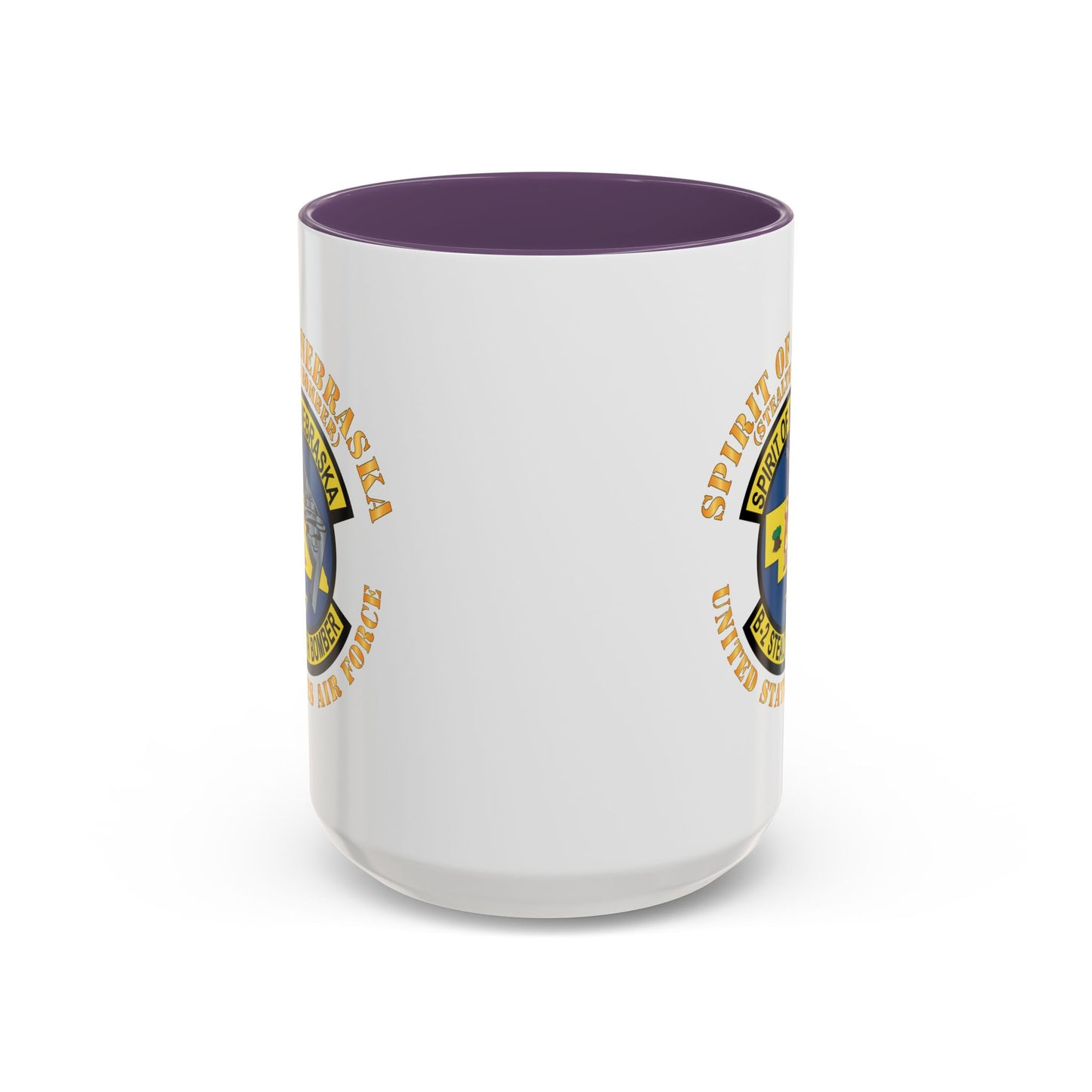 Accent Coffee Mug (11oz & 15oz) - USAF - B2 - Spirit of Nebraska - Stealth Bomber X 300