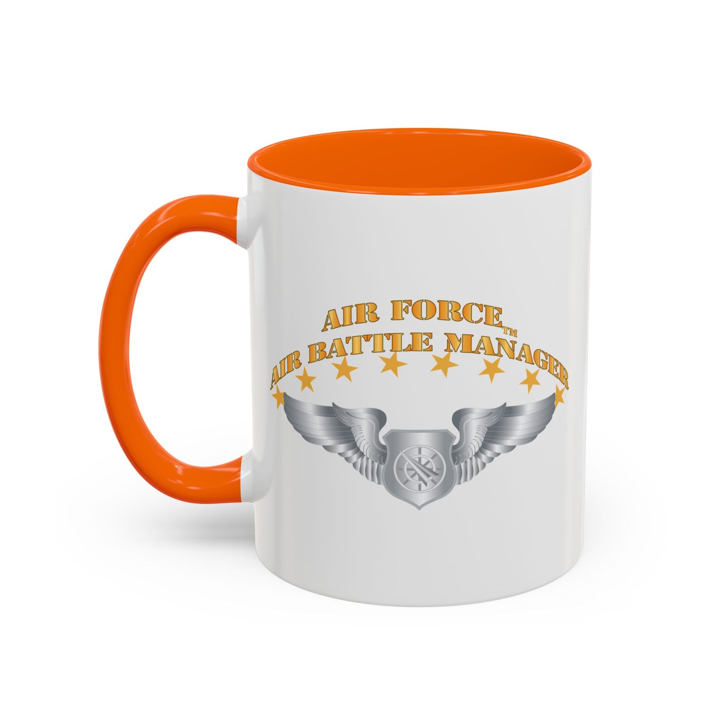 Accent Coffee Mug (11oz & 15oz) - USAF - Air Battle Manager - Basic Wings X 300