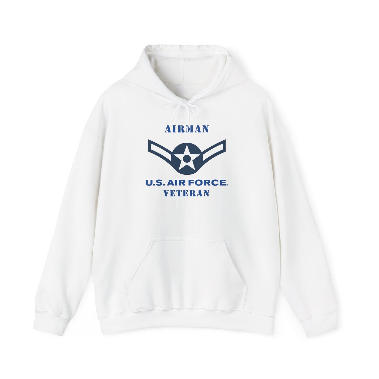 Unisex Heavy Blend Hooded Sweatshirt - USAF - Airman (E2) - 2020 - US Air Force - Veteran