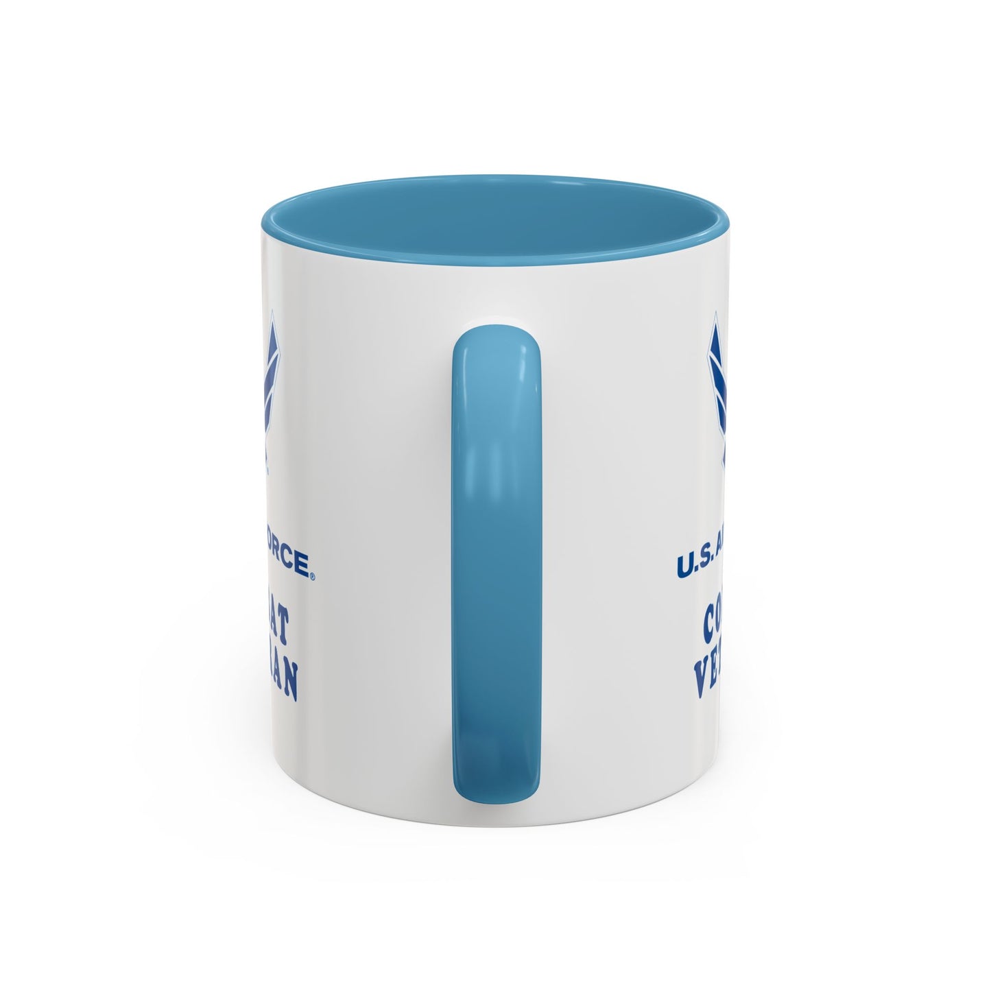 Accent Coffee Mug (11oz & 15oz) - USAF - Air Force - Combat Veteran X 300