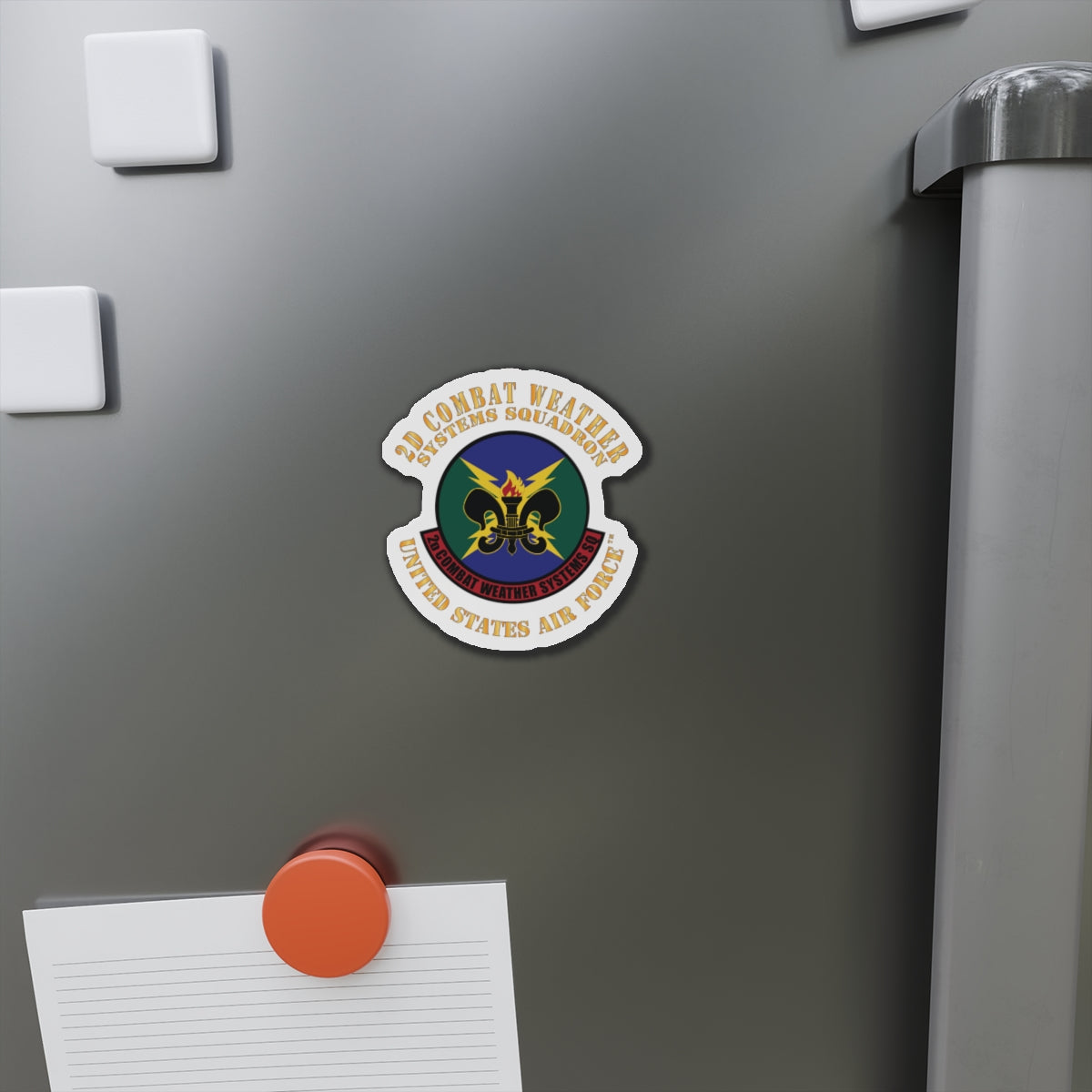 Die-Cut Magnet - USAF - 2d Combat Weather Systems Squadron X 300