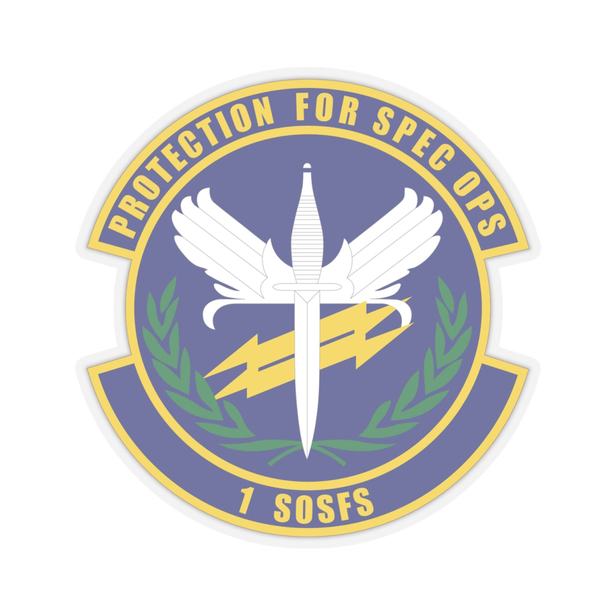 Kiss-Cut Stickers - USAF - 1st Special Operations Security Forces Squadron wo txt
