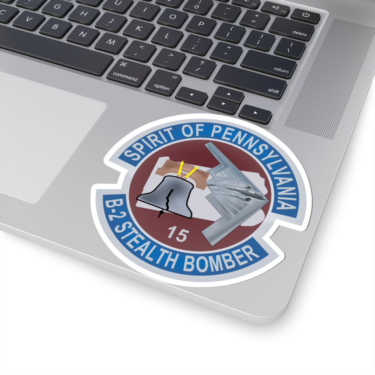 Kiss-Cut Stickers - USAF - B2 - Spirit of Pennsylvania Stealth Bomber wo Txt X 300