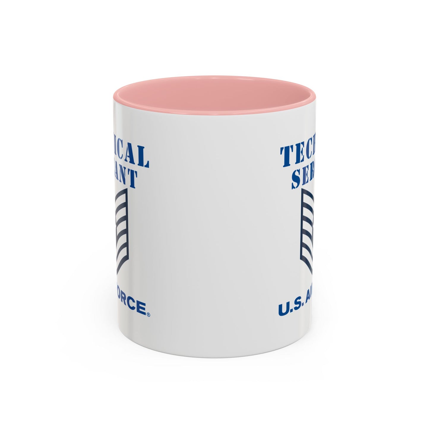 Accent Coffee Mug (11oz & 15oz) - USAF - Technical Sergeant (E6) - 2020 - US Air Force w Text X 300