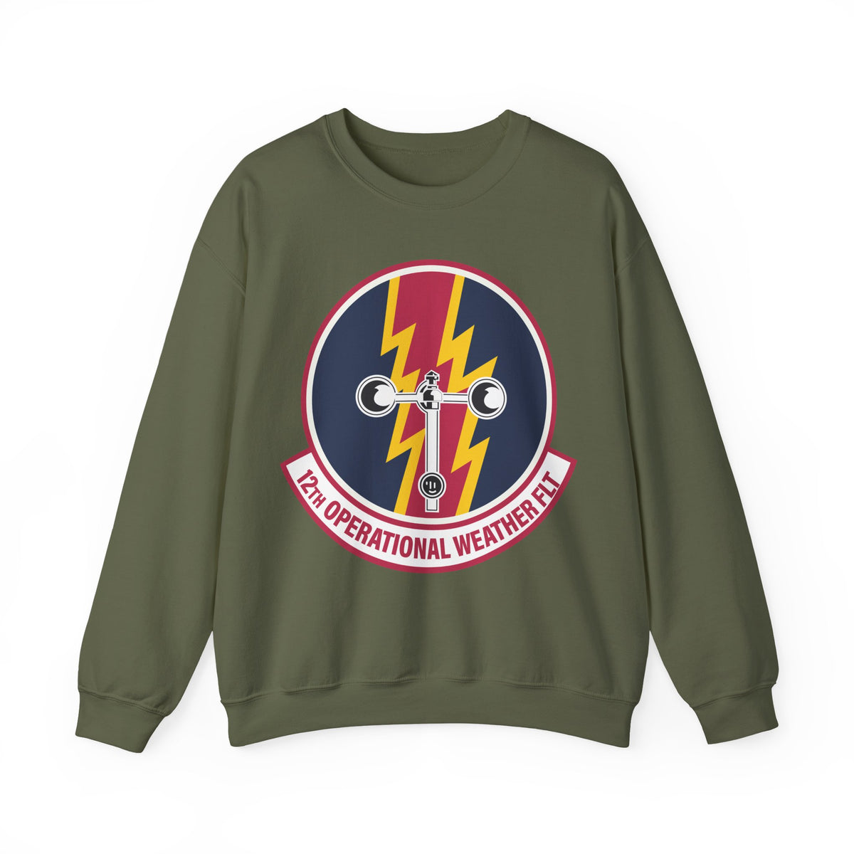 Crewneck Sweatshirt - USAF - 12th Operational Weather Flight wo txt