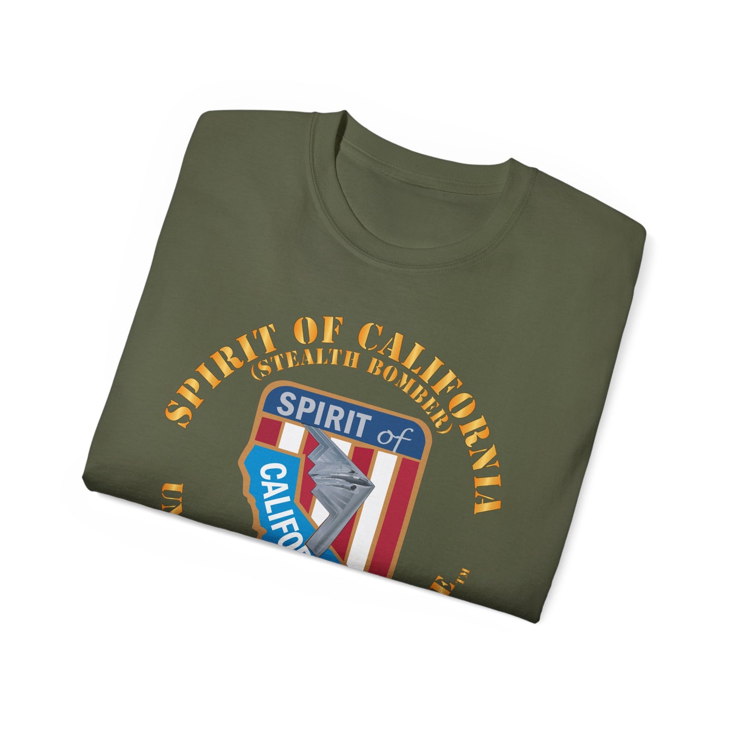 Unisex Ultra Cotton Tee - USAF - B2 - Spirit of California - Stealth Bomber X 300