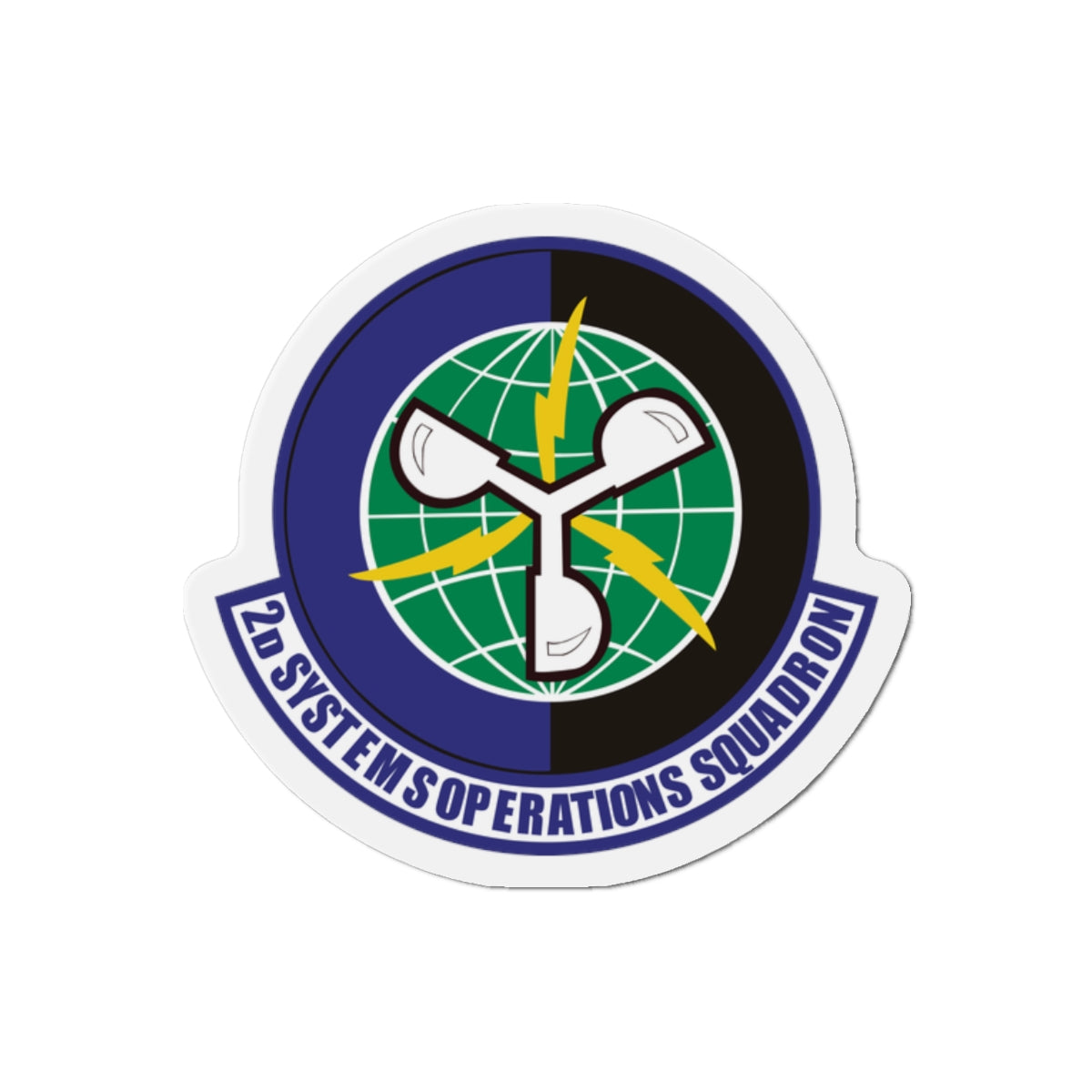 Die-Cut Magnet - USAF - 2d Systems Operations Squadron wo txt