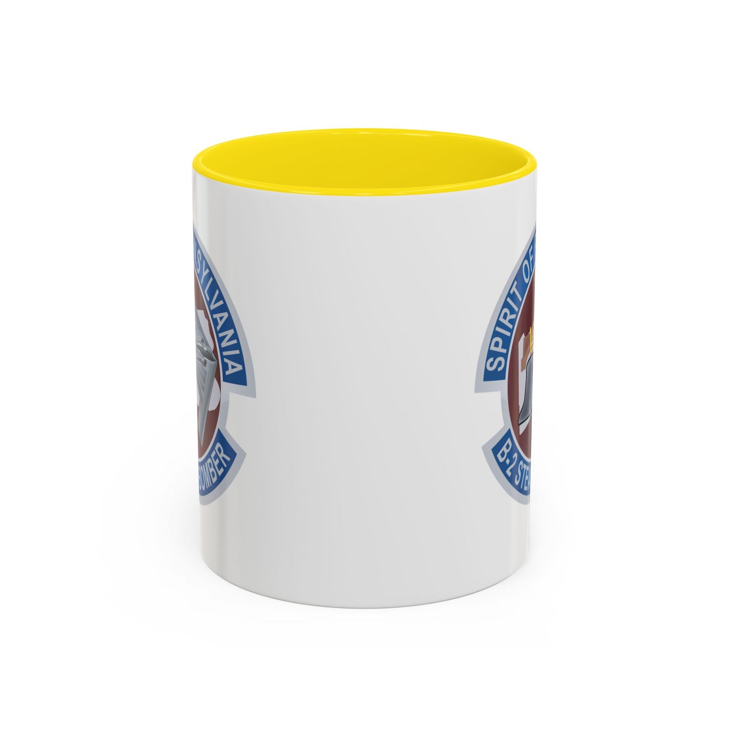 Accent Coffee Mug (11oz & 15oz) - USAF - B2 - Spirit of Pennsylvania Stealth Bomber wo Txt X 300