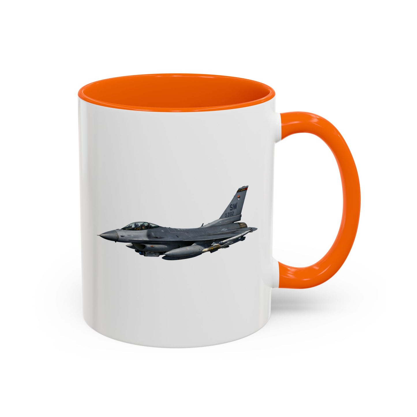 Accent Coffee Mug (11oz & 15oz) - USAF - F-16 Fighting Falcon wo txt X 300
