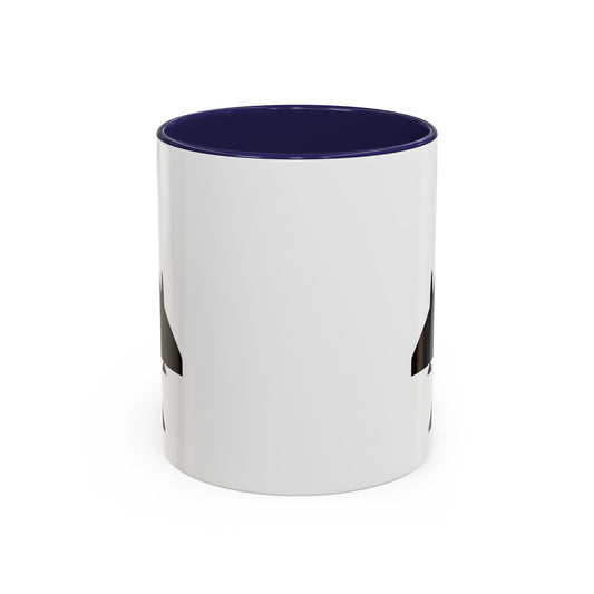 Accent Coffee Mug (11oz & 15oz) - Aircraft - A-4 SkyHawk - Top - Silhouette X 300