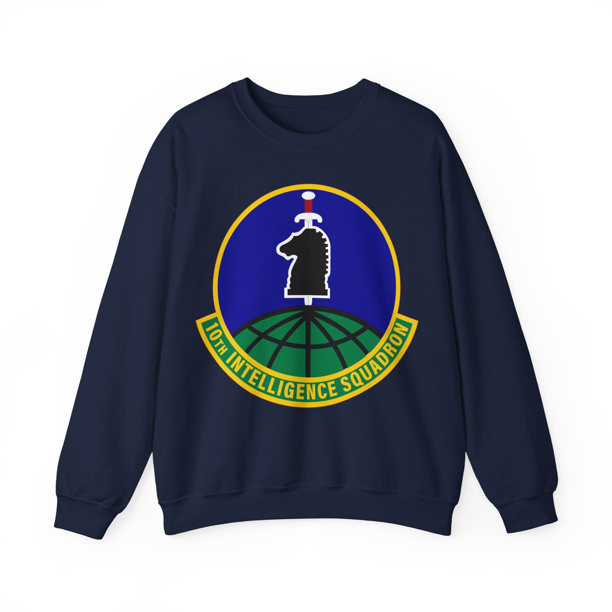 Crewneck Sweatshirt - USAF - 10th Intelligence Support Sq wo txt