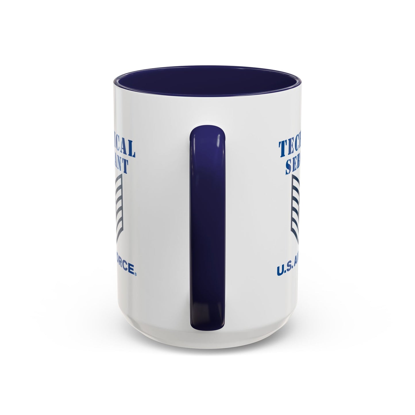 Accent Coffee Mug (11oz & 15oz) - USAF - Technical Sergeant (E6) - 2020 - US Air Force w Text X 300