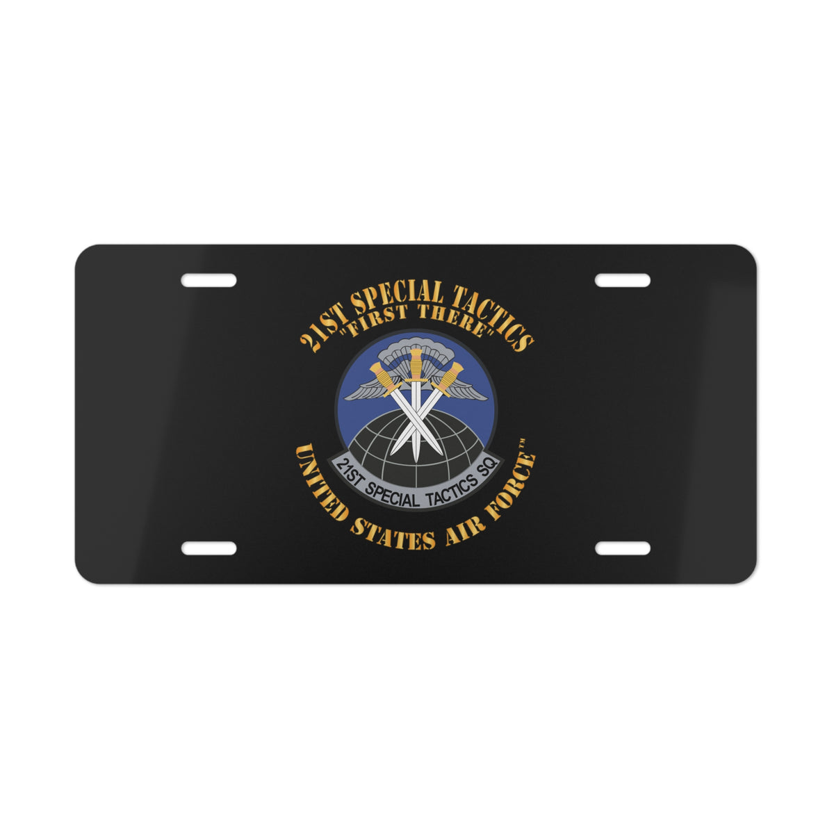 License Plate - USAF - 21st Special Tactics Squadron - First There