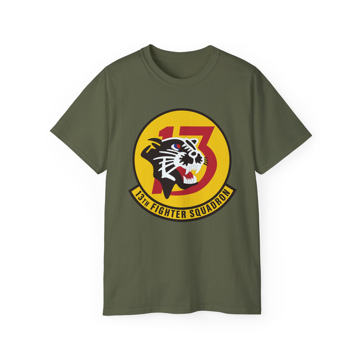 Unisex Ultra Cotton Tee - USAF - 13th Fighter Squadron wo txt