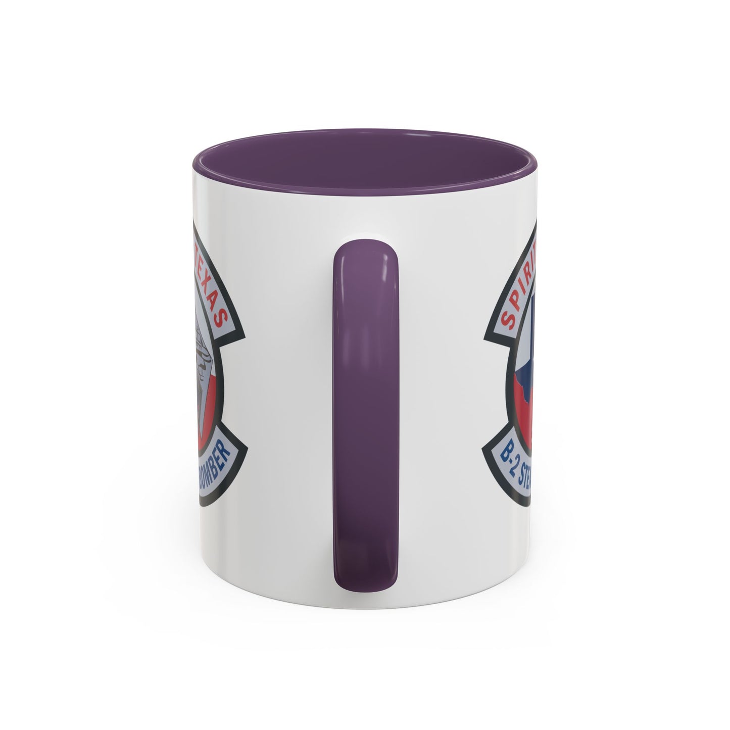 Accent Coffee Mug (11oz & 15oz) - USAF - B2 - Spirit of Texas - Stealth Bomber wo txt X 300