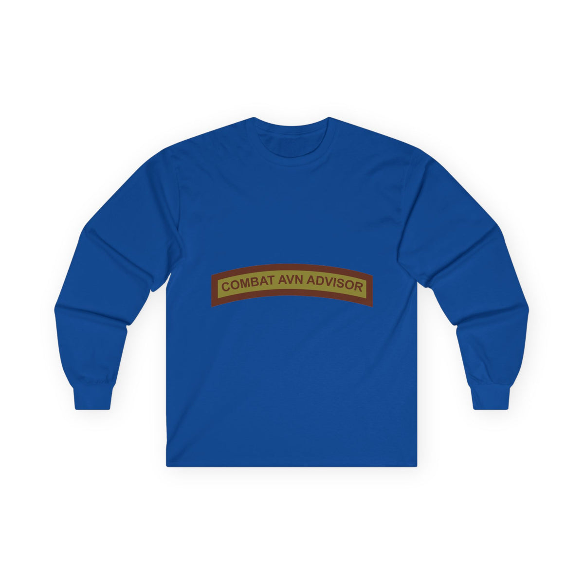 Unisex Ultra Cotton Long Sleeve Tee - USAF - Combat Aviation Advisor Tab