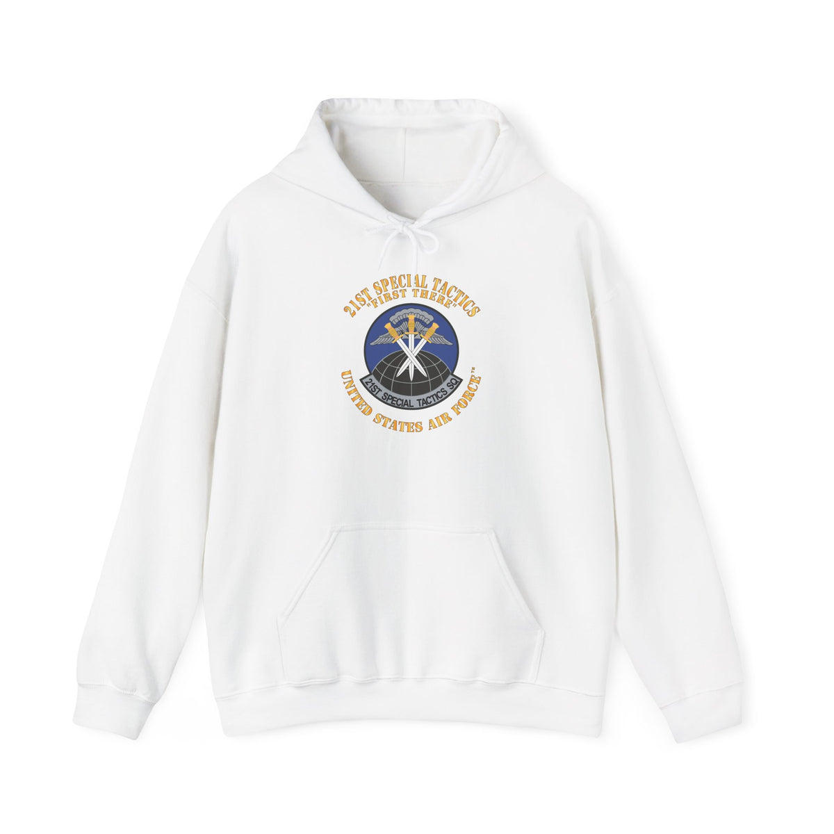 Unisex Heavy Blend Hooded Sweatshirt - USAF - 21st Special Tactics Squadron - First There