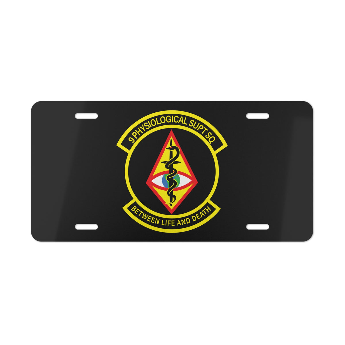 License Plate - USAF - 9th Physiological Support Squadron wo txt X 300