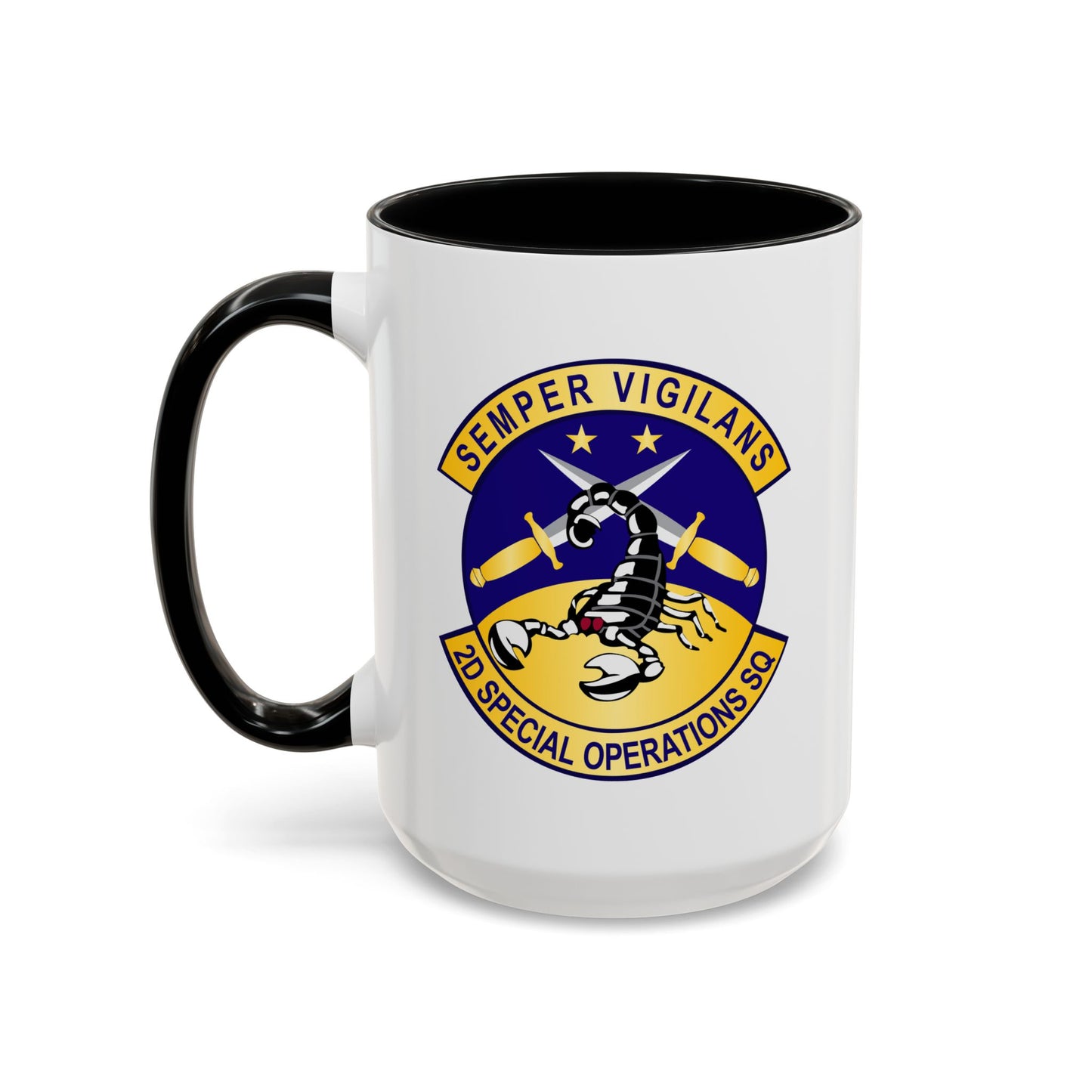 Accent Coffee Mug (11oz & 15oz) - USAFSOF - 2nd Special Operations Squadron wo Txt