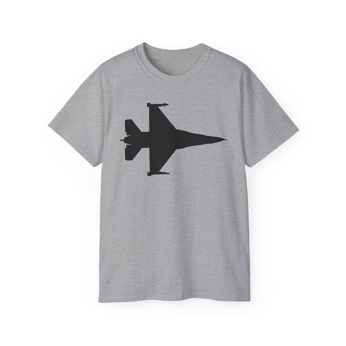 Unisex Ultra Cotton Tee - Aircraft - F-16 -Top - Silhouette - wo Txt X 300