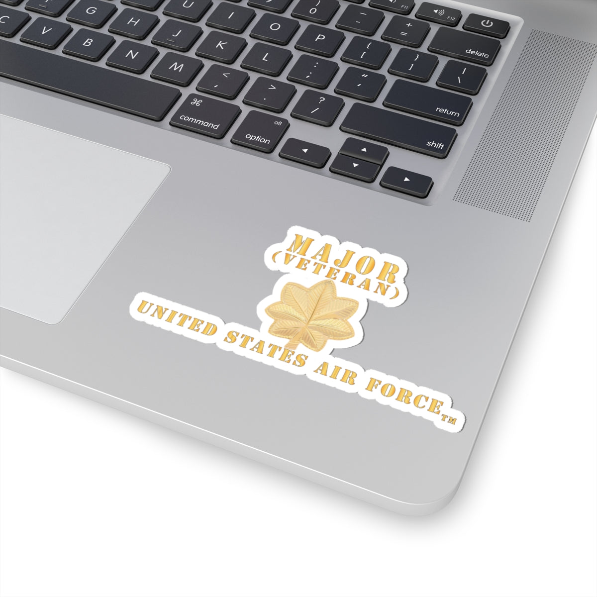 Kiss-Cut Stickers - USAF - Major - MAJ - Veteran X 300