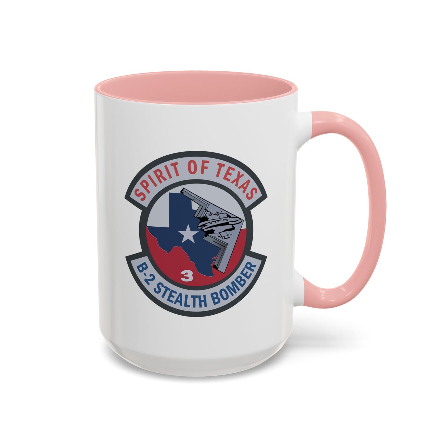 Accent Coffee Mug (11oz & 15oz) - USAF - B2 - Spirit of Texas - Stealth Bomber wo txt X 300