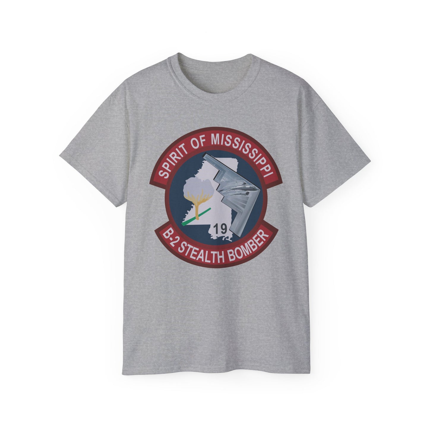 Unisex Ultra Cotton Tee - USAF - B2 - Spirit of Mississippi - Stealth Bomber wo txt X 300