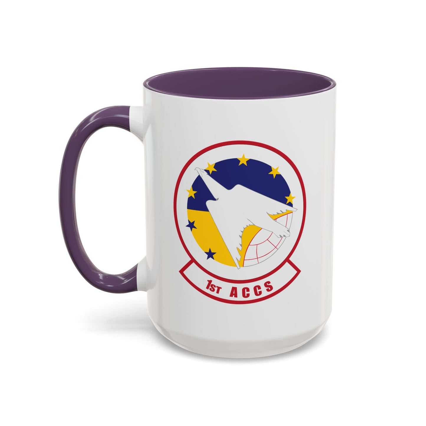Accent Coffee Mug (11oz & 15oz) - USAF - 1st Airborne Command Control Squadron (ACC) wo txt X 300