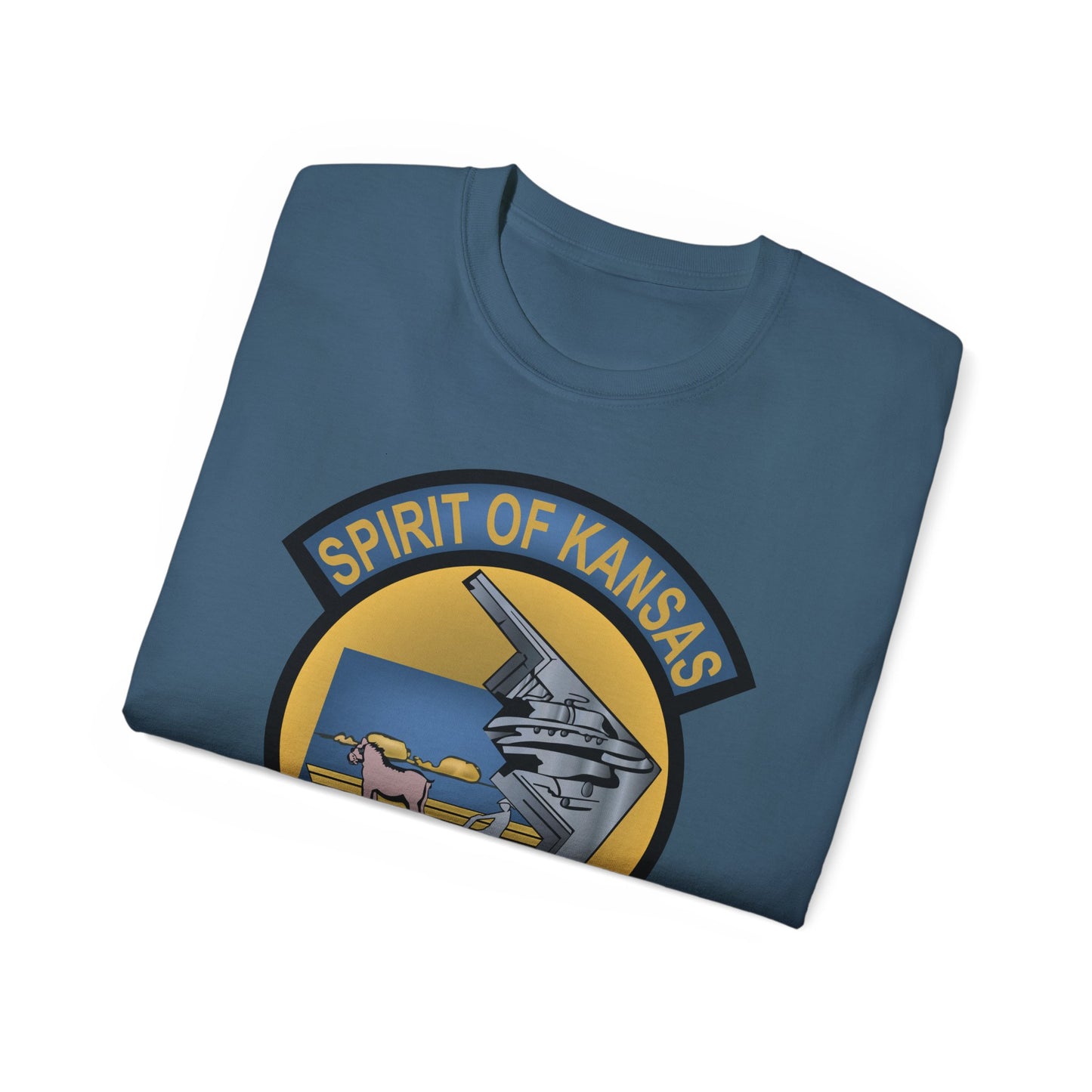 Unisex Ultra Cotton Tee - USAF - B2 - Spirit of Kansas - Stealth Bomber wo txt X 300
