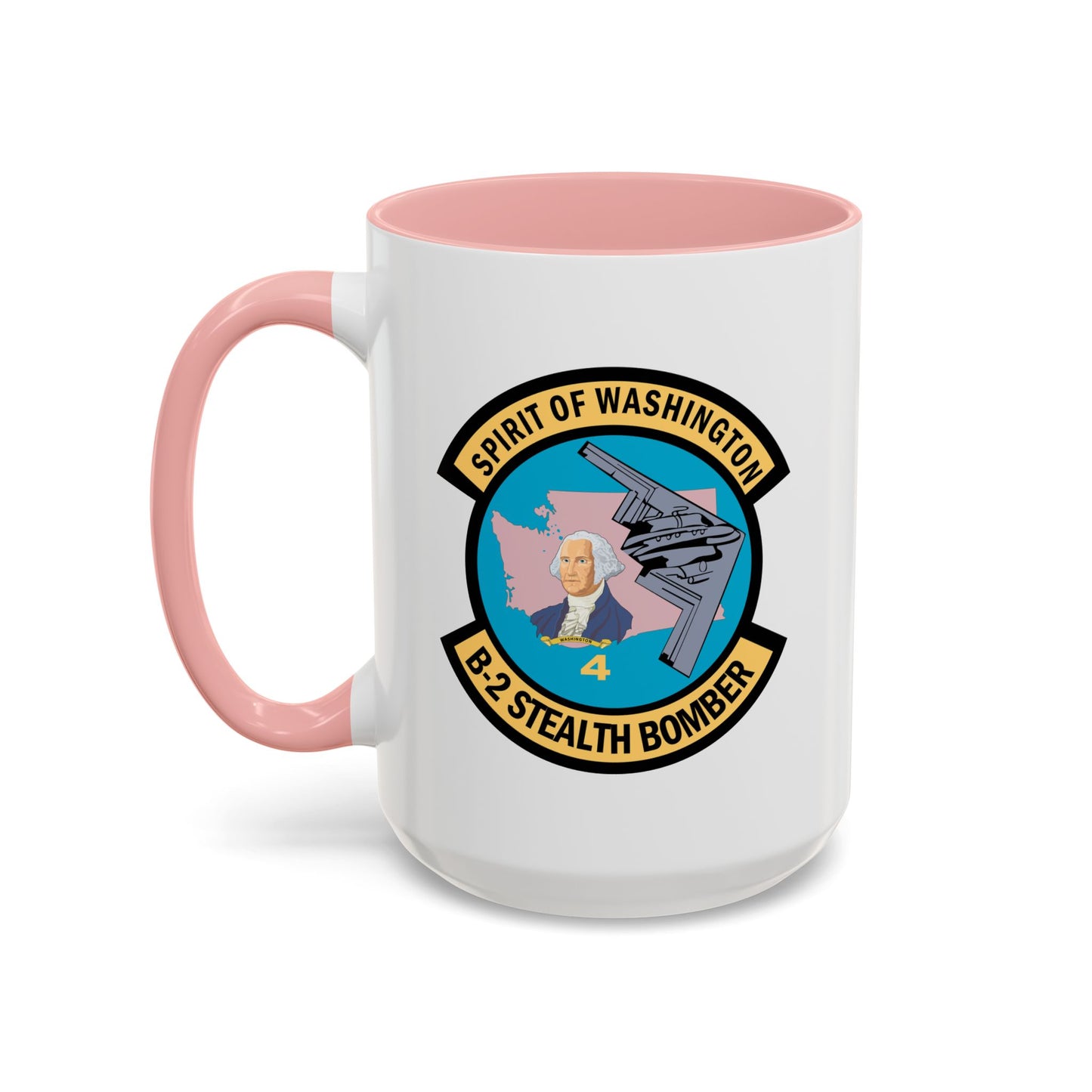 Accent Coffee Mug (11oz & 15oz) - USAF - B2 - Spirit of Washington - Stealth Bomber wo txt X 300