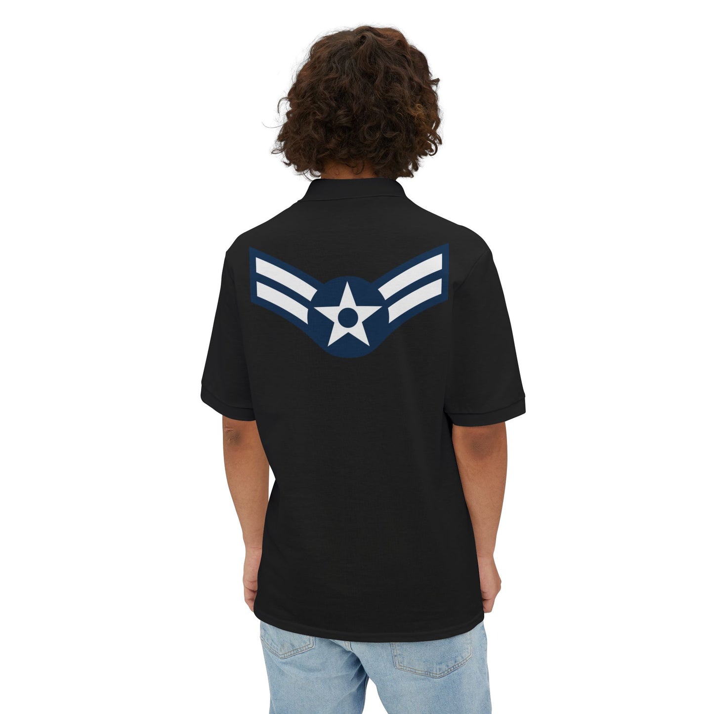 Men's Piqué Polo - USAF - Airman - First Class (E3) - 2020