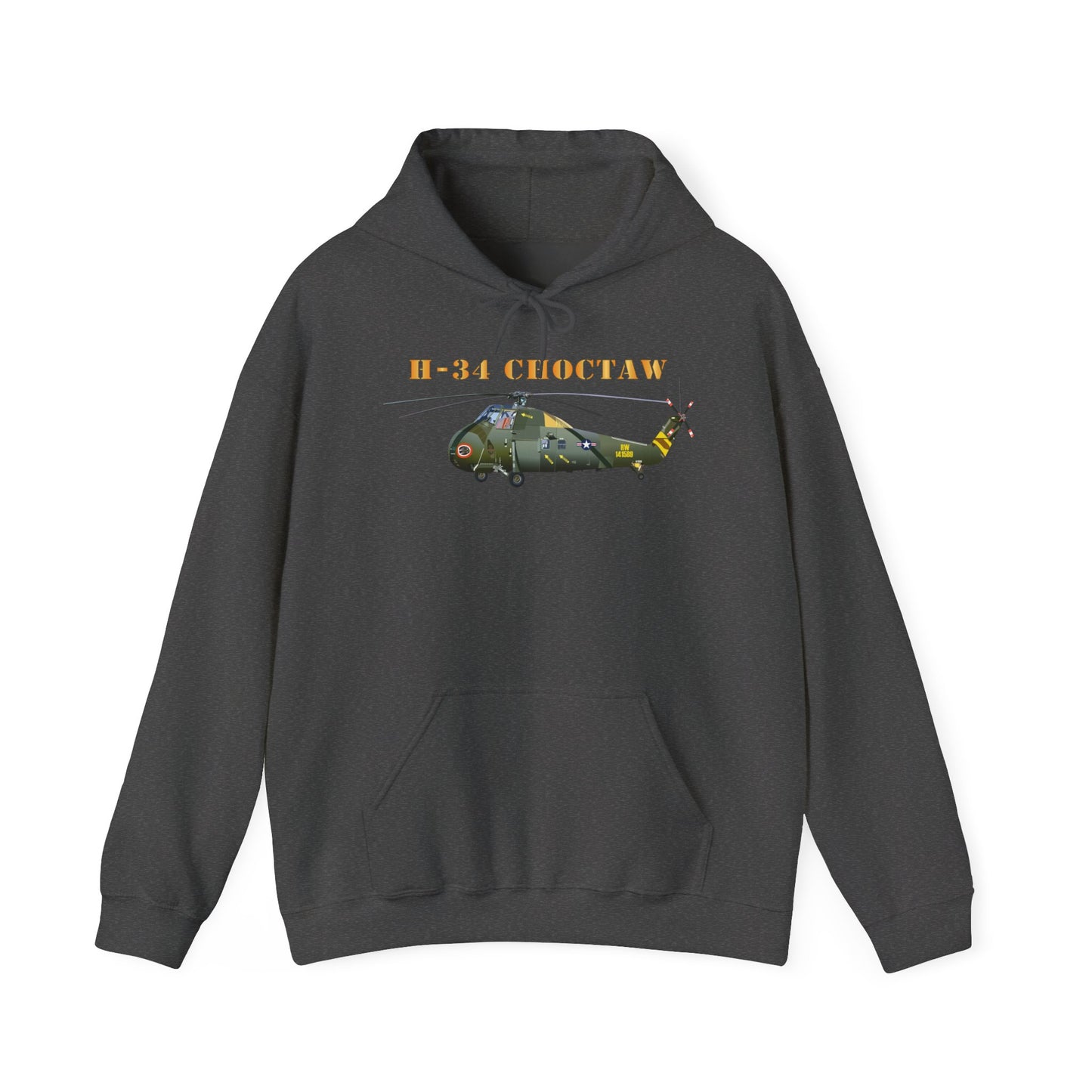 Unisex Heavy Blend Hooded Sweatshirt - H-34 Choctaw with Txt X 300