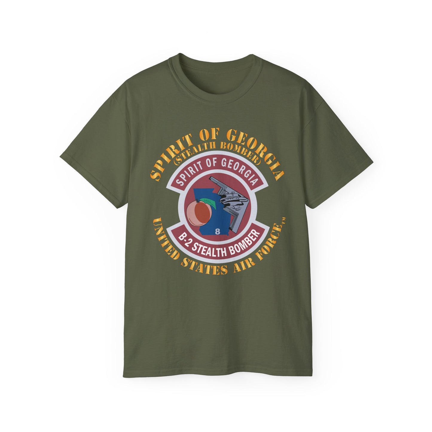 Unisex Ultra Cotton Tee - USAF - B2 - Spirit of Georgia - Stealth Bomber X 300