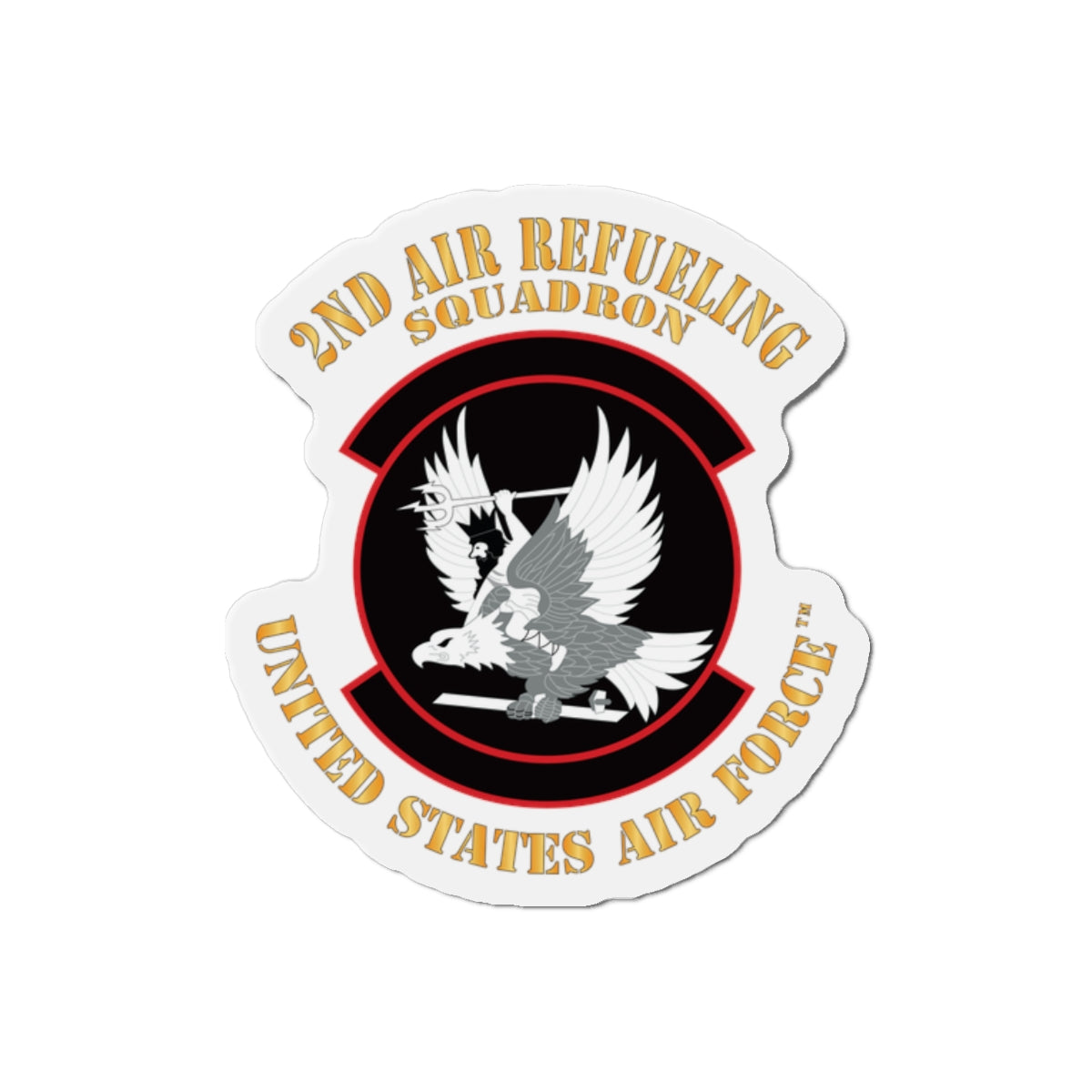 Die-Cut Magnet - USAF - 2nd Air Refueling Squadron