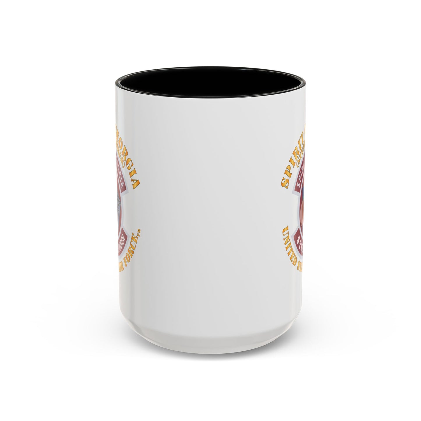 Accent Coffee Mug (11oz & 15oz) - USAF - B2 - Spirit of Georgia - Stealth Bomber X 300