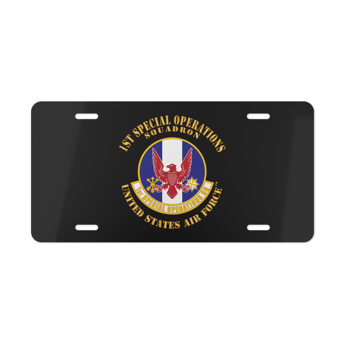 License Plate - USAF - 1st Special Operations Squadron X 300 – Air ...