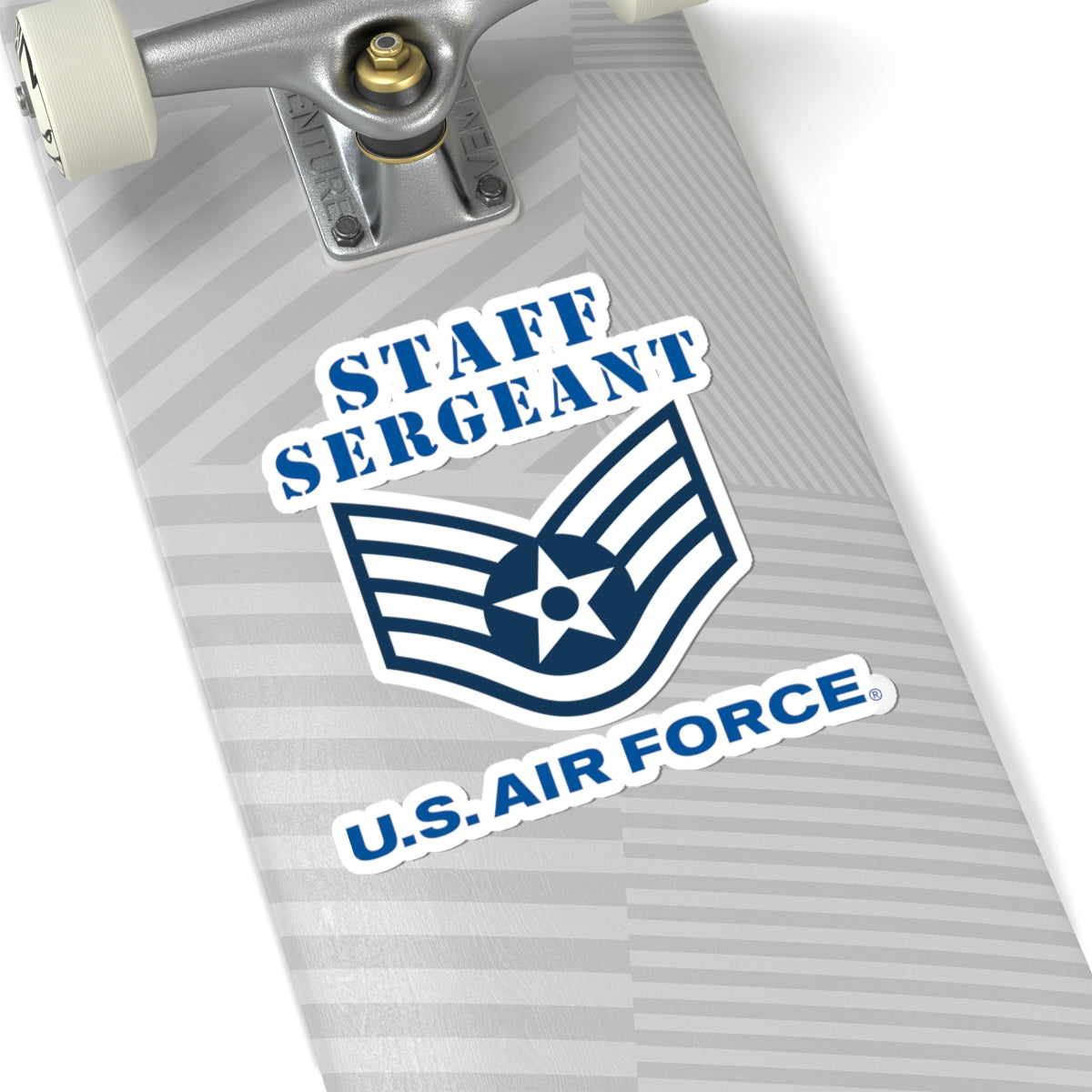 Kiss-Cut Stickers - USAF - Staff Sergeant (E5) - 2020 - US Air Force w Text