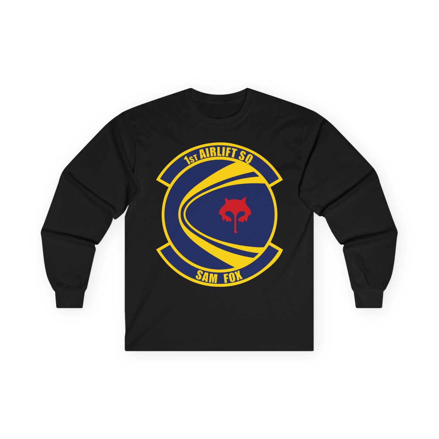 Unisex Ultra Cotton Long Sleeve Tee - USAF - 1st Airlift Squadron wo txt X 300