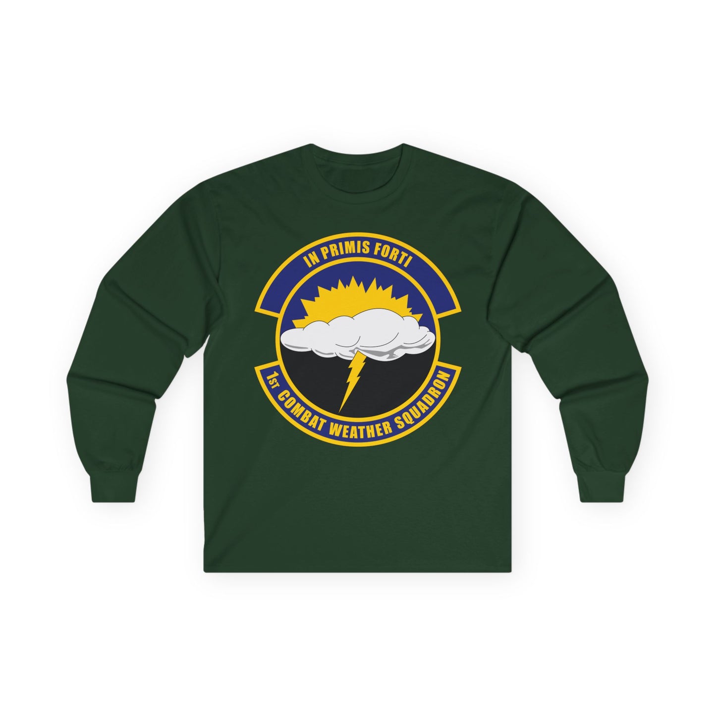 Unisex Ultra Cotton Long Sleeve Tee - USAF - 1st Combat Weather Squadron (PACAF) wo txt