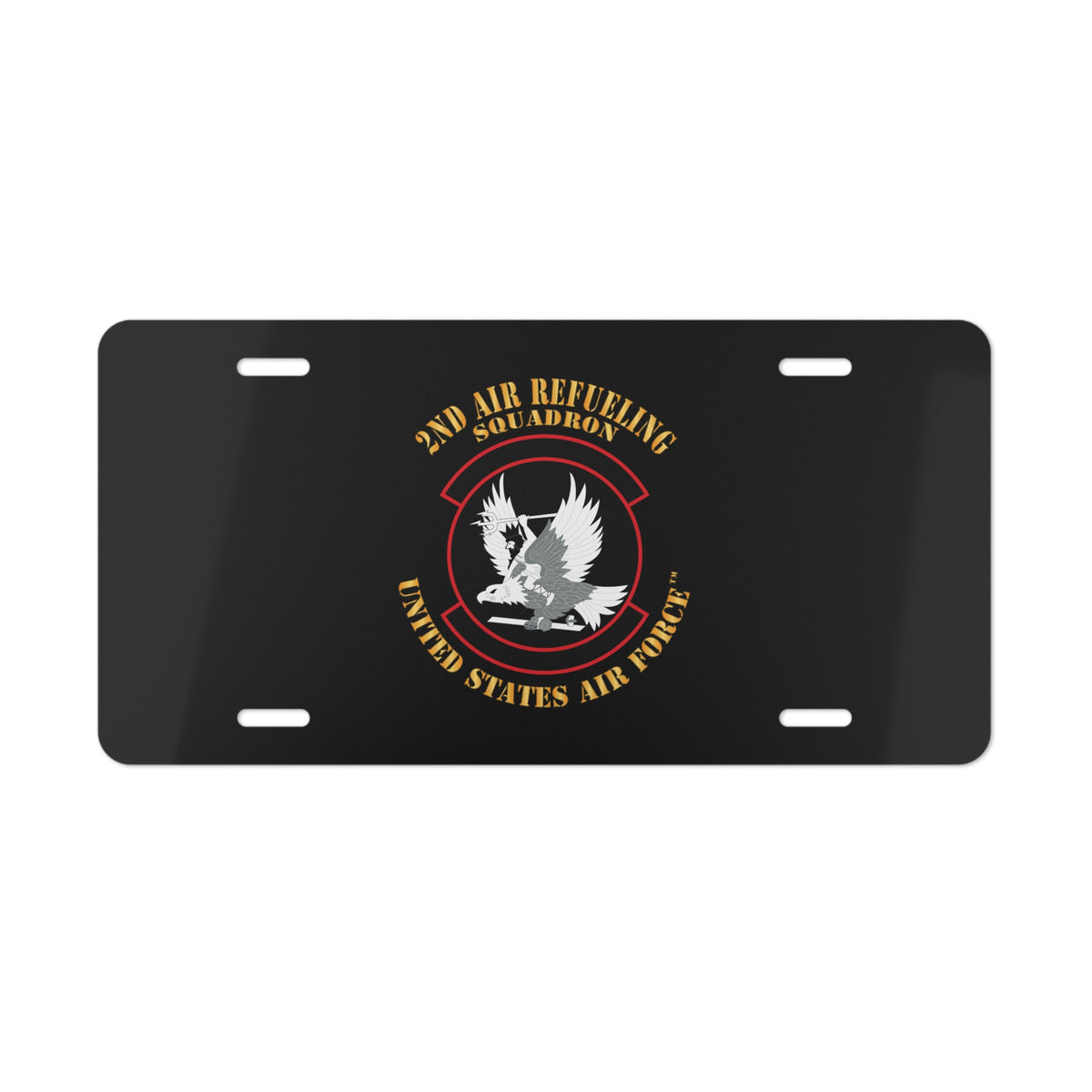 License Plate - USAF - 2nd Air Refueling Squadron
