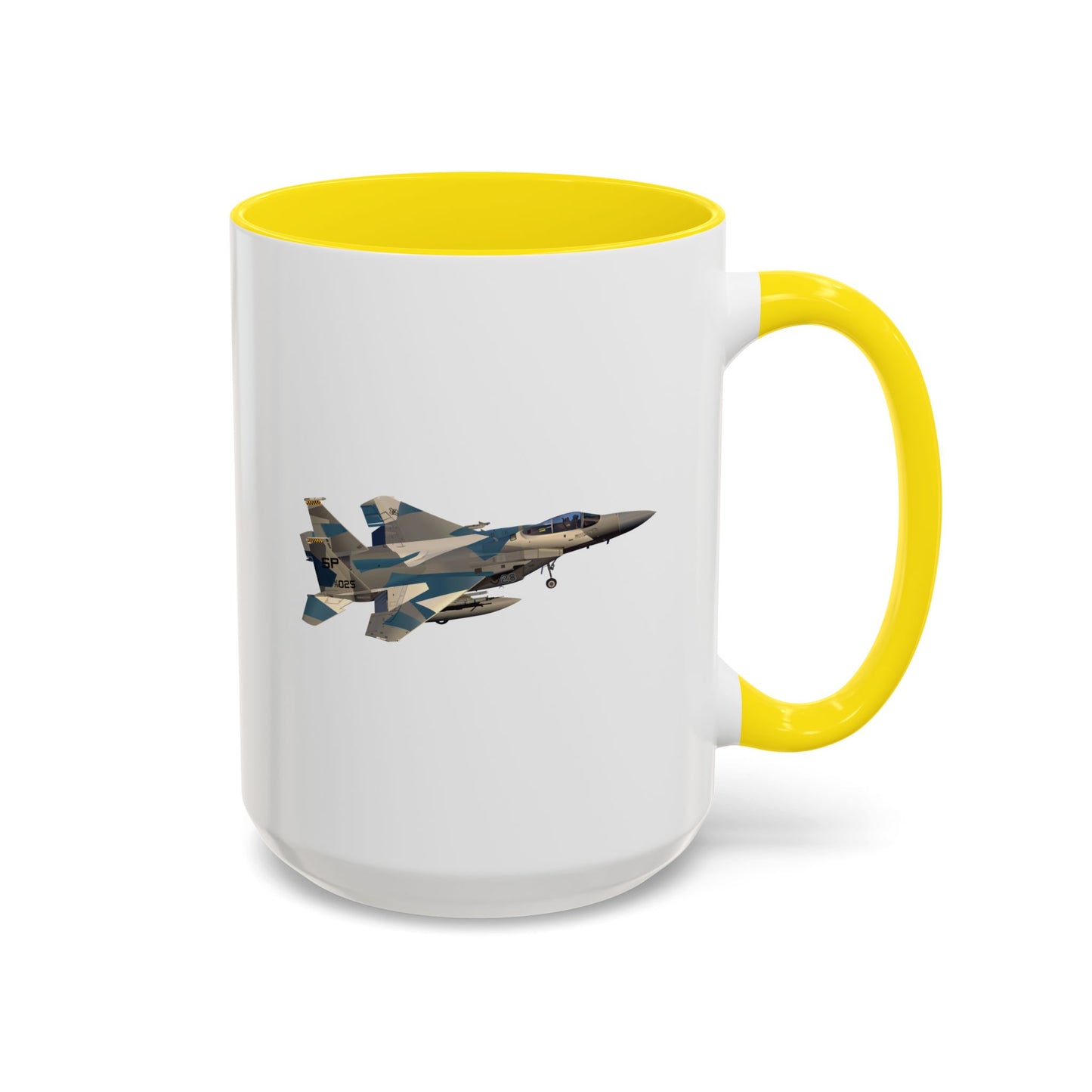 Accent Coffee Mug (11oz & 15oz) - USAF - F15 Eagle wo txt