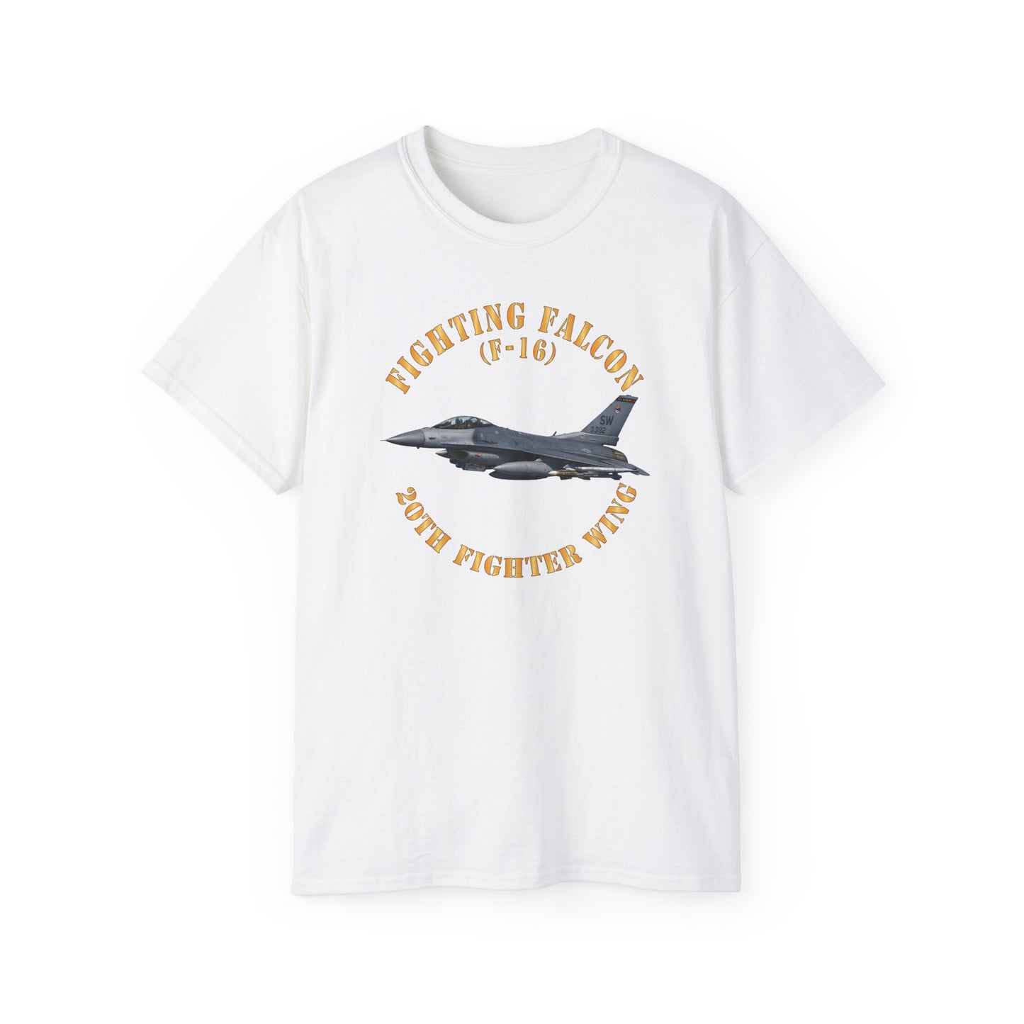 Unisex Ultra Cotton Tee - USAF - F-16 Fighting Falcon - 20th Fighter Wing X 300