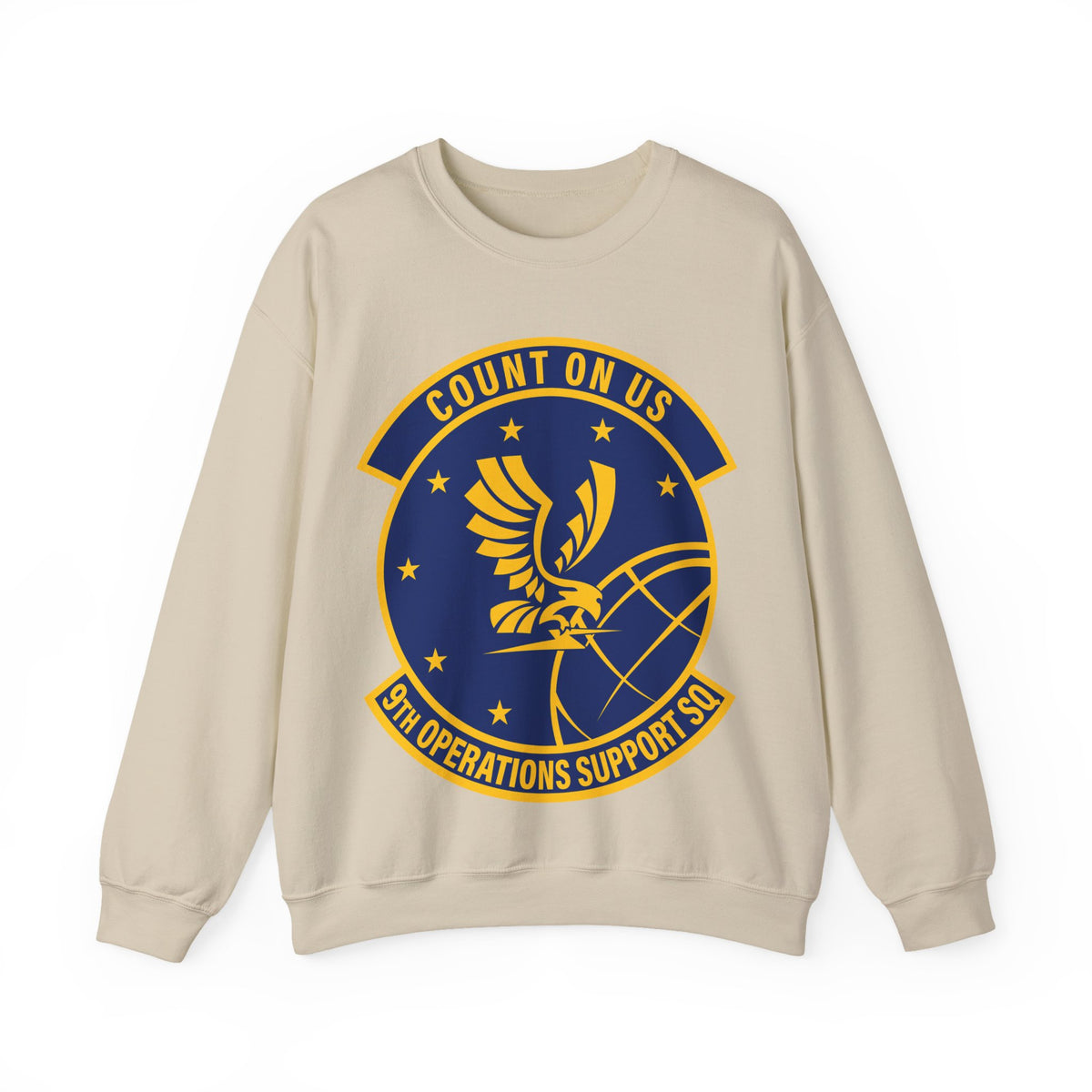 Crewneck Sweatshirt - USAF - 9th Operations Support Squadron wo txt X 300